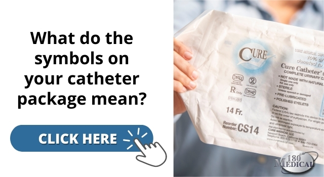 what do the symbols on your catheter package mean