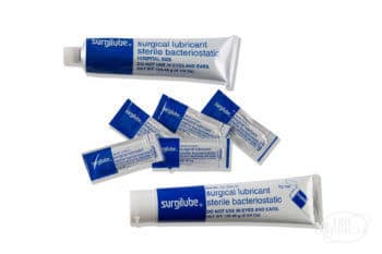 Surgilube catheter lubricant size options