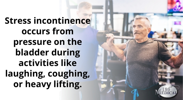 stress incontinence from heavy lifting