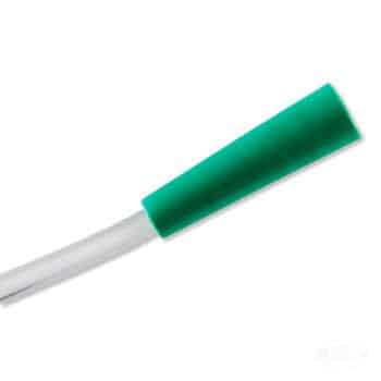 DYND10703 Medline Female Vinyl Urethral Catheter 14 french green funnel