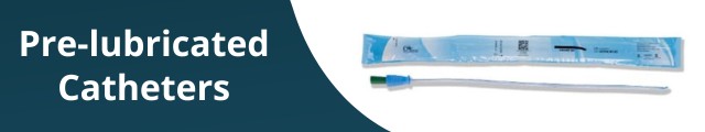 pre-lubricated catheters for men