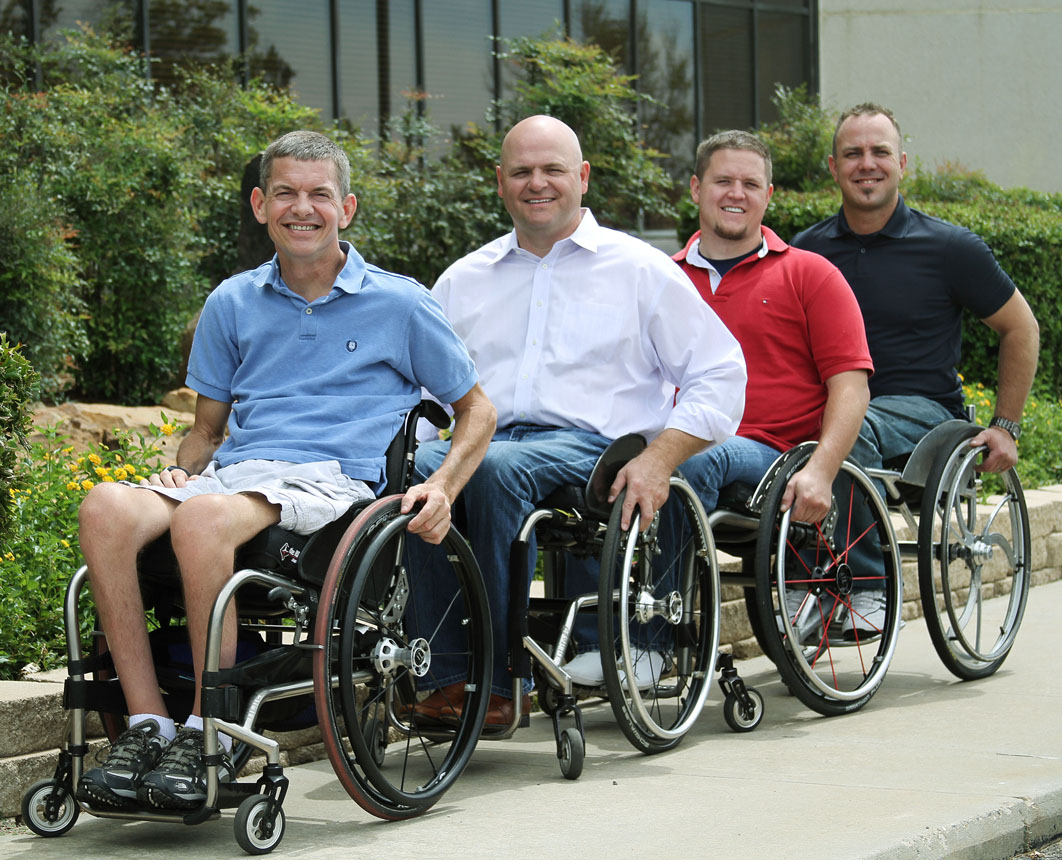 180 medical staff in wheelchairs