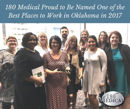 180 Medical Employees at Best Places to Work in Oklahoma 2017 Awards Ceremony