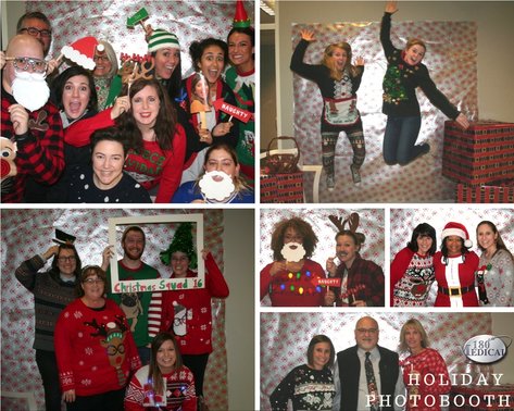 2016 christmas holiday photo booth at 180 medical