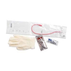 4A3054 Bard BD Touchless Female Red Rubber Catheter Kit