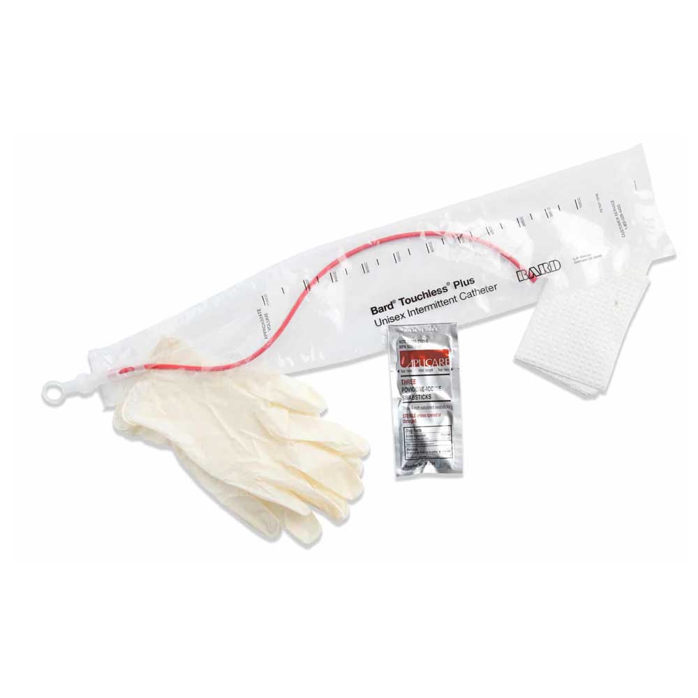 4A5044 Bard BD Touchless Red Rubber Catheter Kit