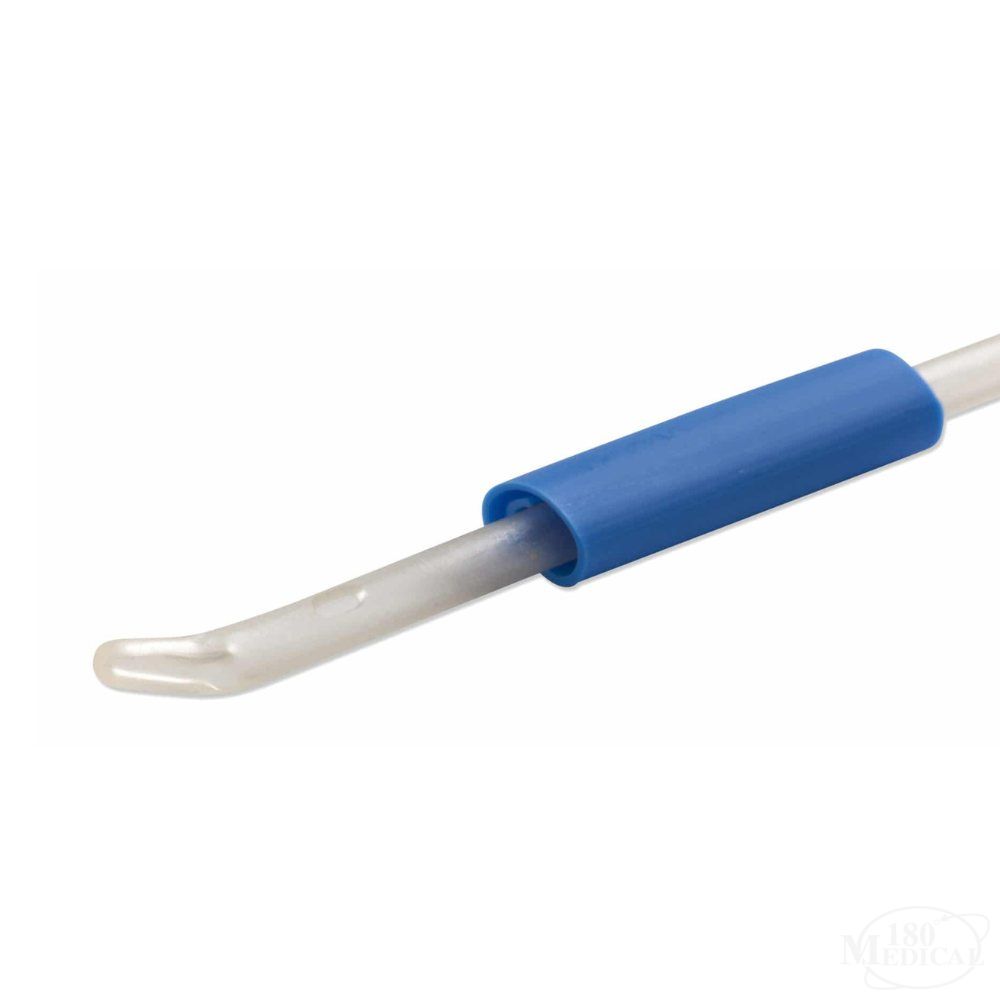 509018 GentleCath Hydrophilic Coudé Tip Catheter Kit - smooth curved tip with insertion sleeve