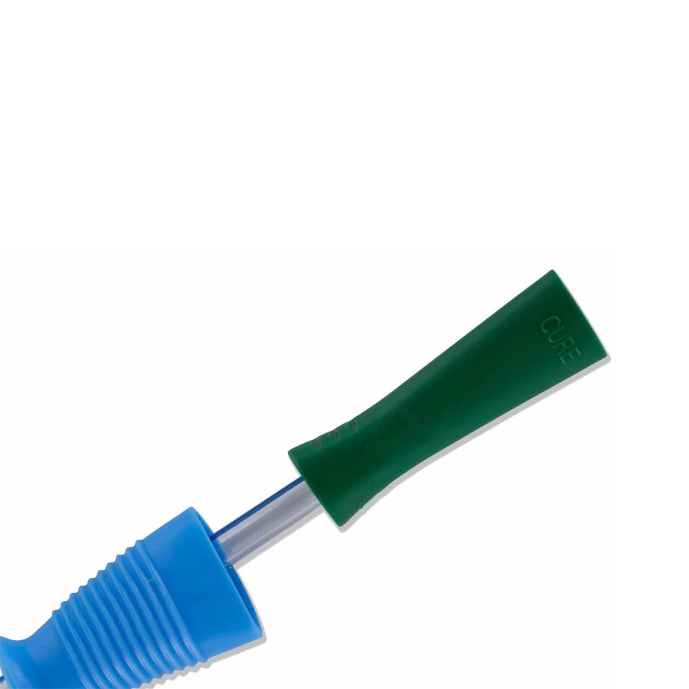 Cure Ultra Prelubricated Male Catheter Funnel End and Sleeve