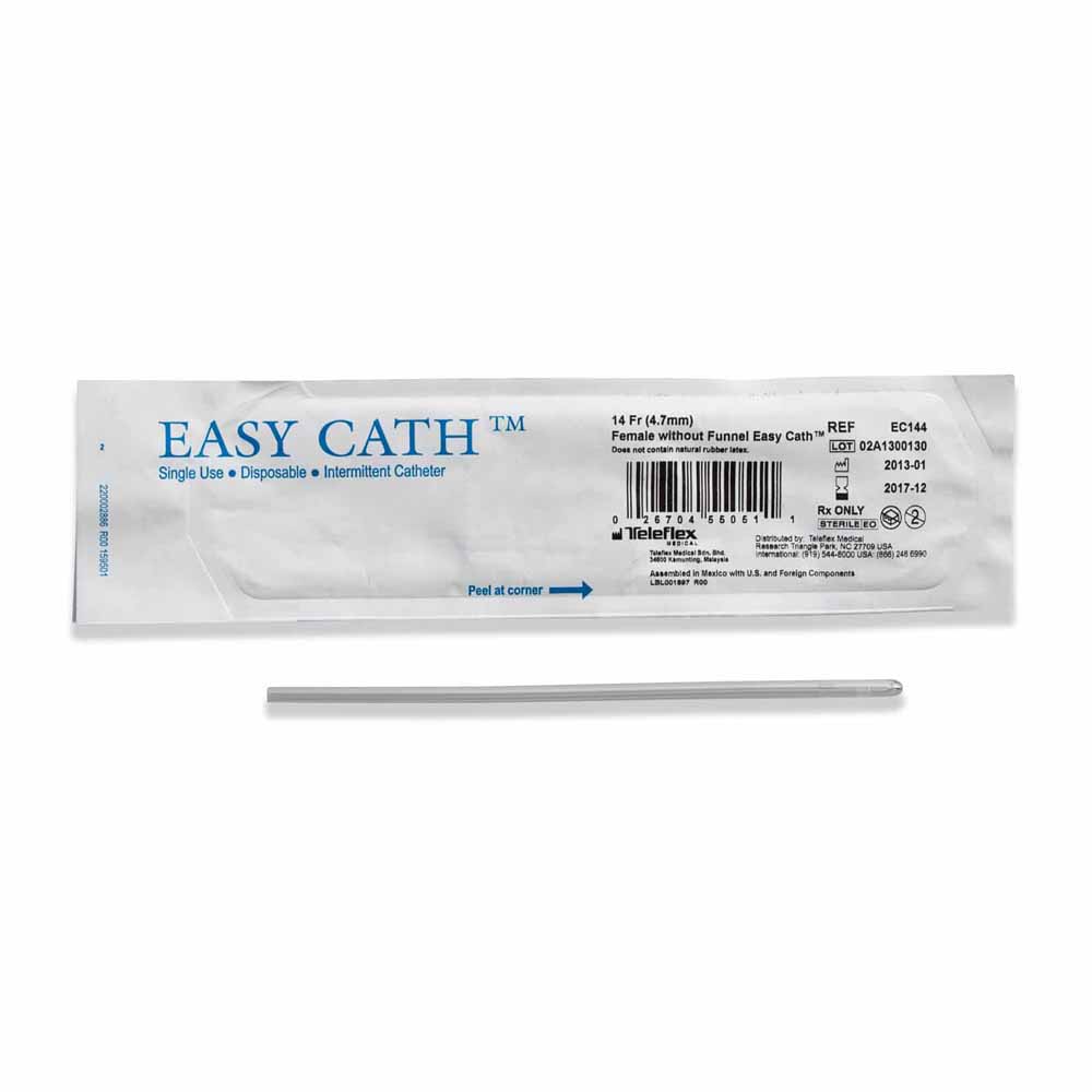 EC144 Rusch EasyCath Female Catheter Without Funnel