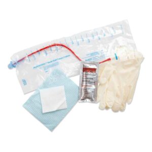 Rusch-MMG-RLA1423R Red Rubber Closed System Catheter Kit with Insertion Supplies