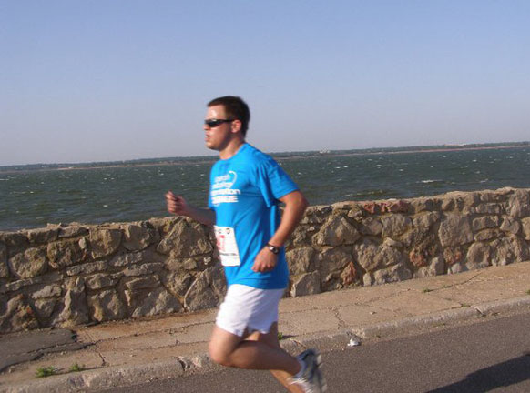 180 Medical employee Kyle running