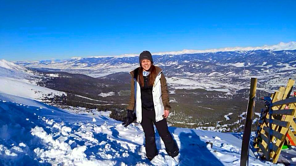 Marina snowboarding