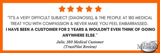 180 Medical customer's testimonial