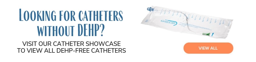 dehp free catheters at 180 medical