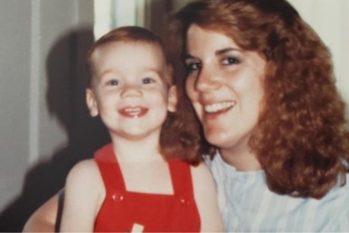 Brendan with his mother Peggy