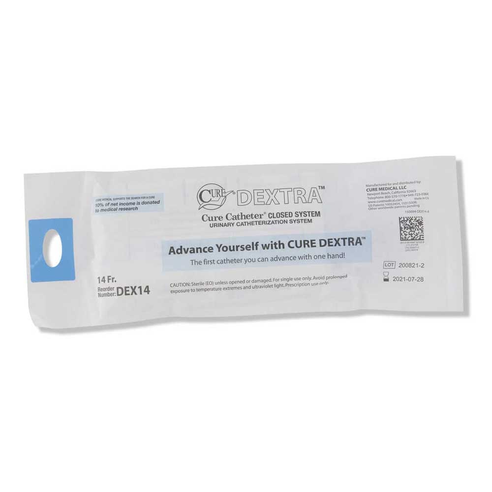 DEX14 Cure Dextra Closed System Catheter Package
