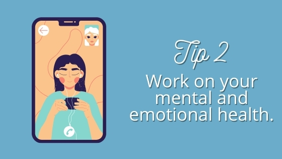 tip 2 for self-improvement during quantine work on mental health