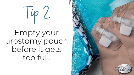 prevent urostomy infection empty pouch regularly tip