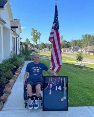 Steve with TEam USA jersey