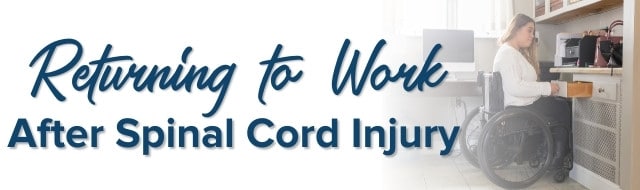 returning to work after spinal cord injury