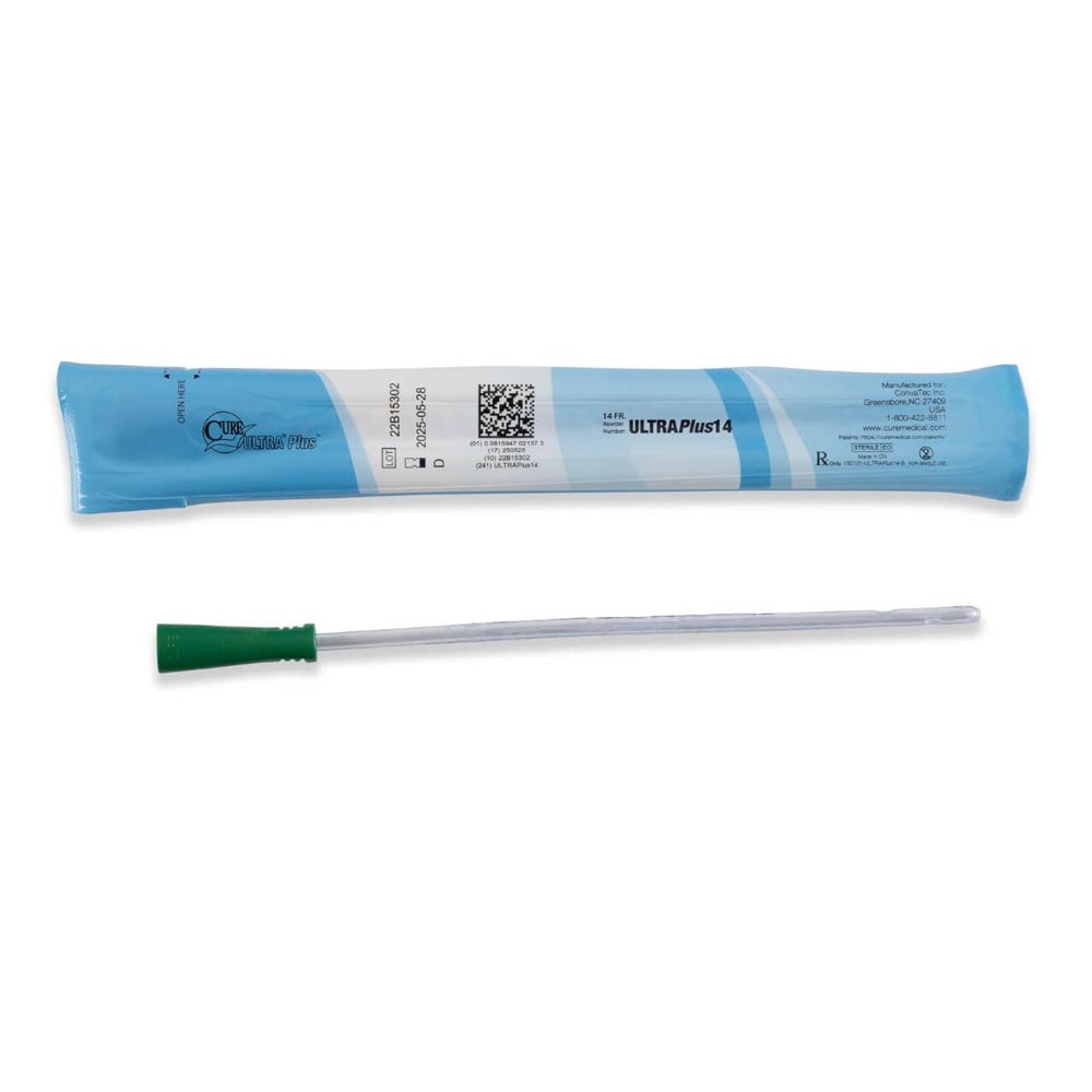 Cure Ultra Plus Female Pre-Lubricated Catheter -ULTRAPLUS14
