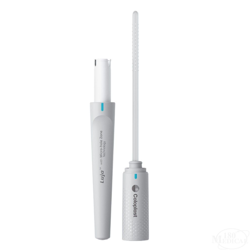 coloplast luja female catheter with micro hole zone technology and recyclable package